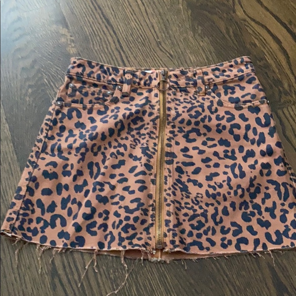 Free People Jean skirt